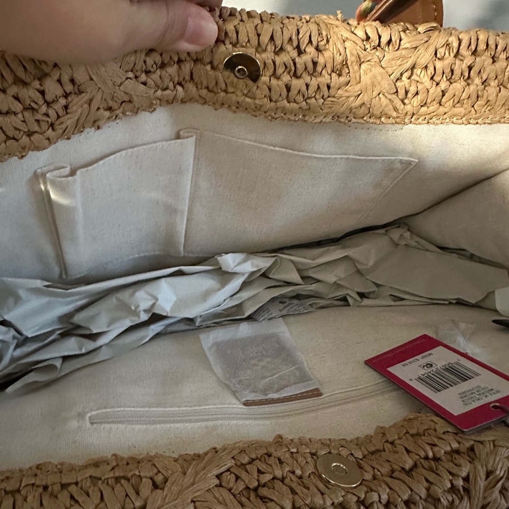 Vince Camuto Orla Tote Natural Straw - Picture 10 of 10